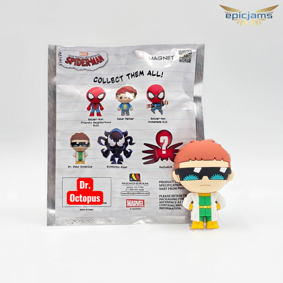 Marvel Spider-Man Doctor Octopus Blind Bag Magnet New - Picture 2 of 2